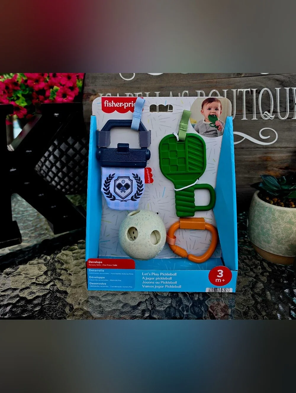 Fisher-Price Let's Play Pickleball Toy Set